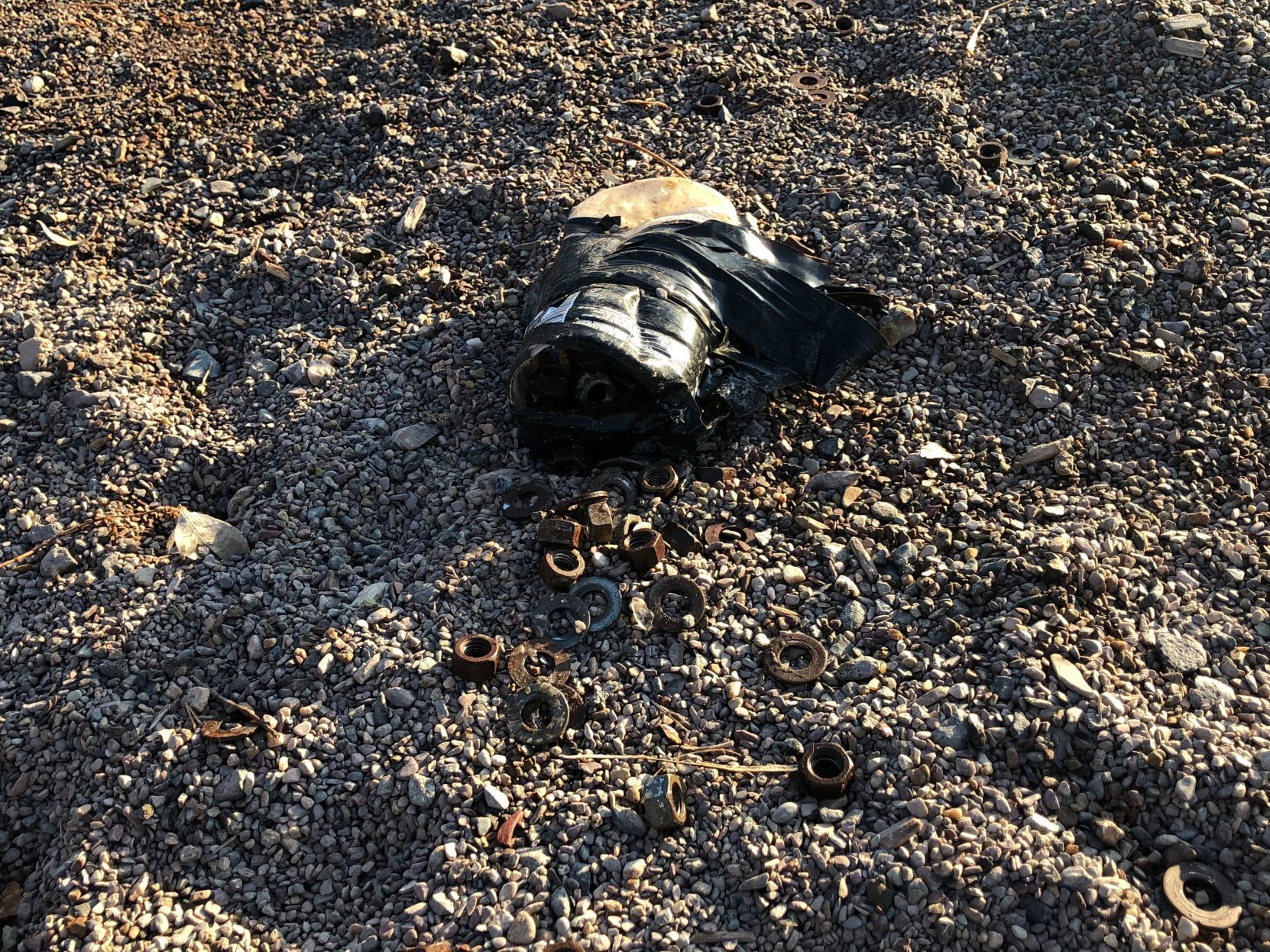 Black wrapped bottle from Rossiter